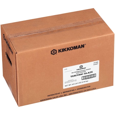 Kikkoman Kikkoman Low Sodium Preservative Free Teriyaki Glaze 5lbs, PK6 01657